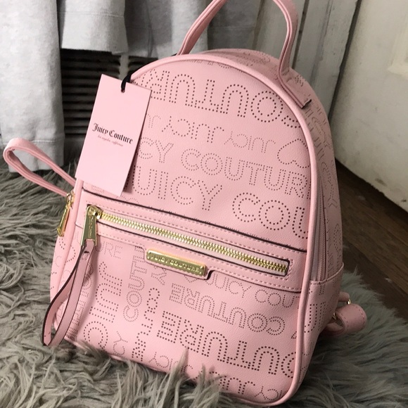 Juicy Couture Handbags - Juicy Couture macroon promenade backpack PINK